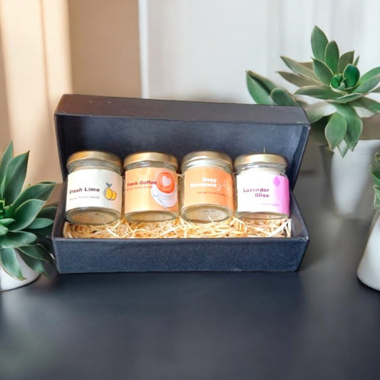 Mini Jar Candle- Set of 4
