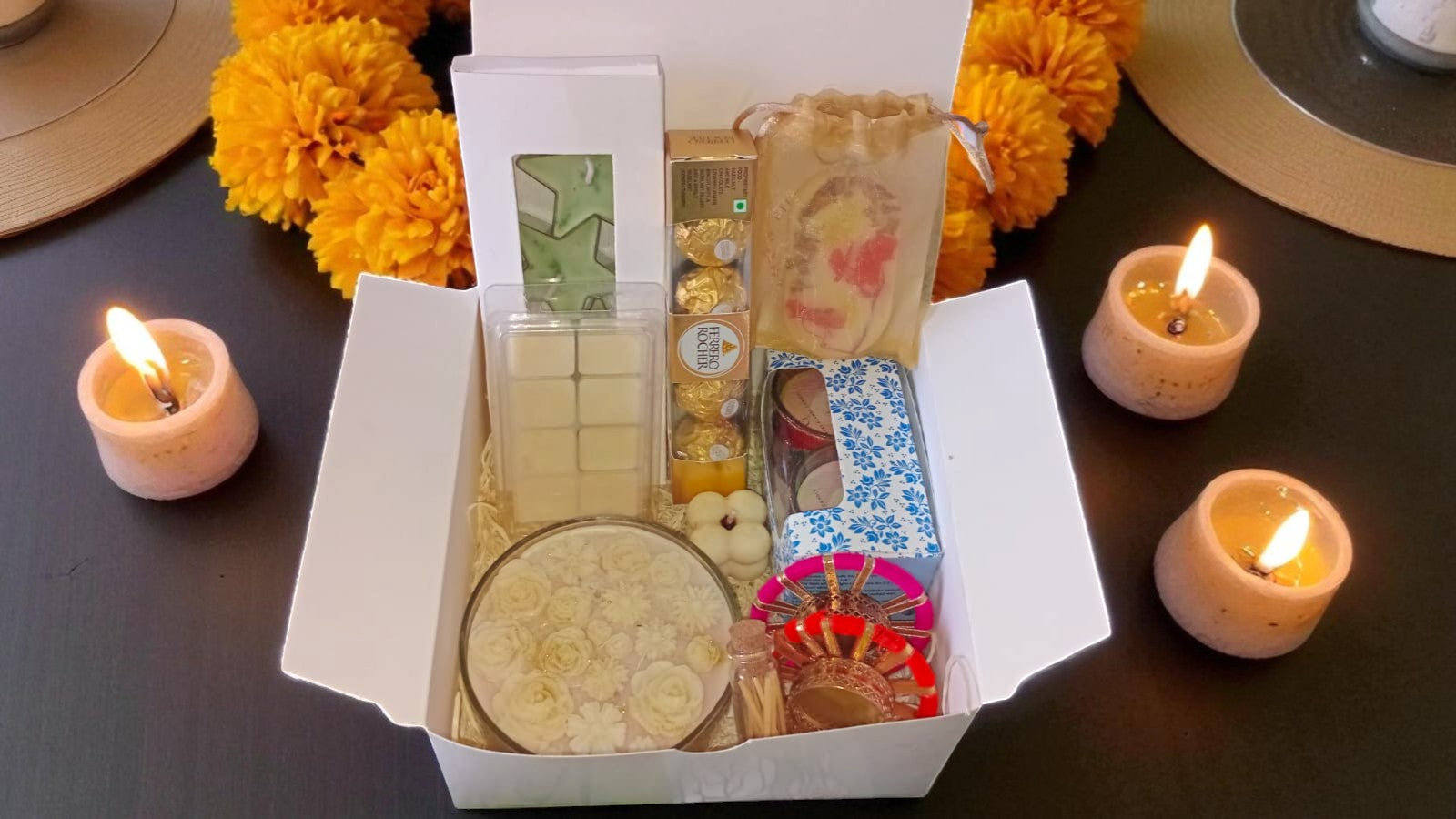 The Light & Delight Gift Box | Luxury Candle & Fragrance Set