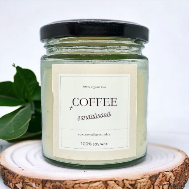 Café Santal Candle -A warm fusion of roasted coffee and creamy sandalwood.