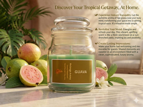 Guava Gateway Premium Soy Wax Candle.