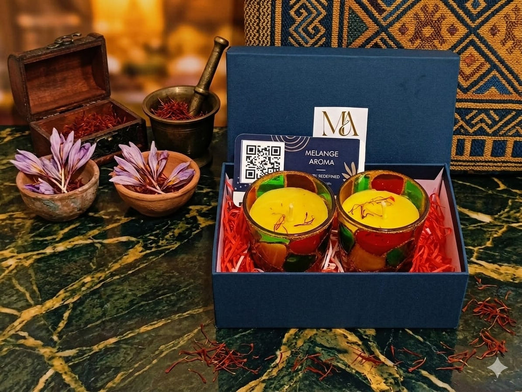 The Saffron Suite candle