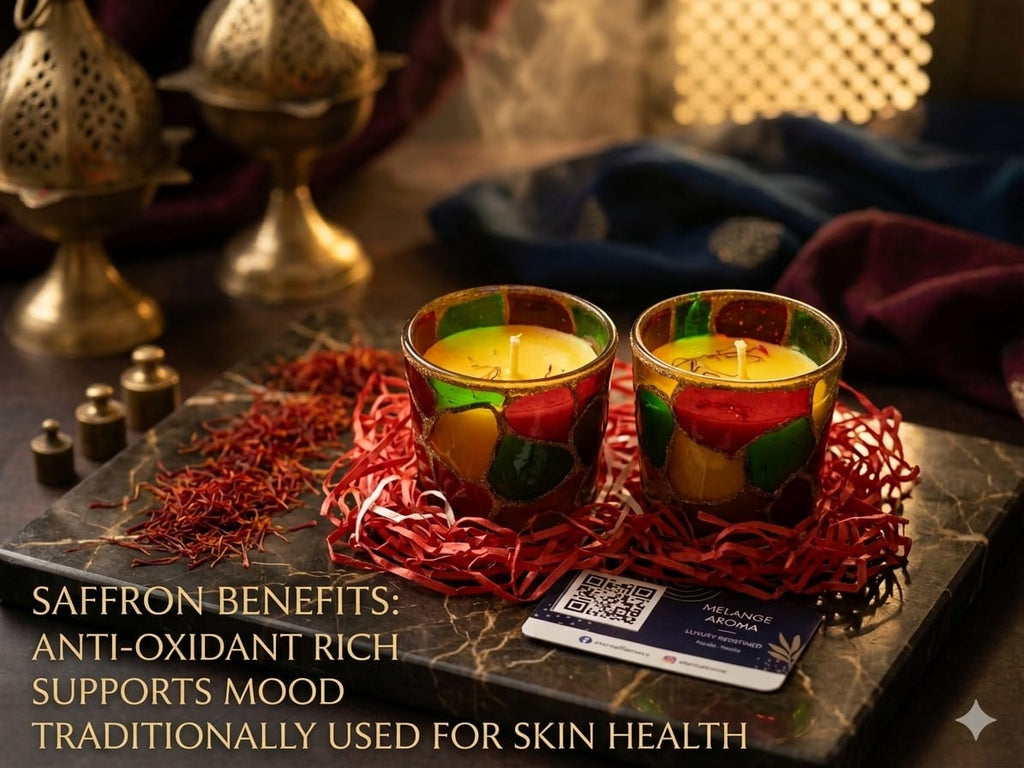 The Saffron Suite candle