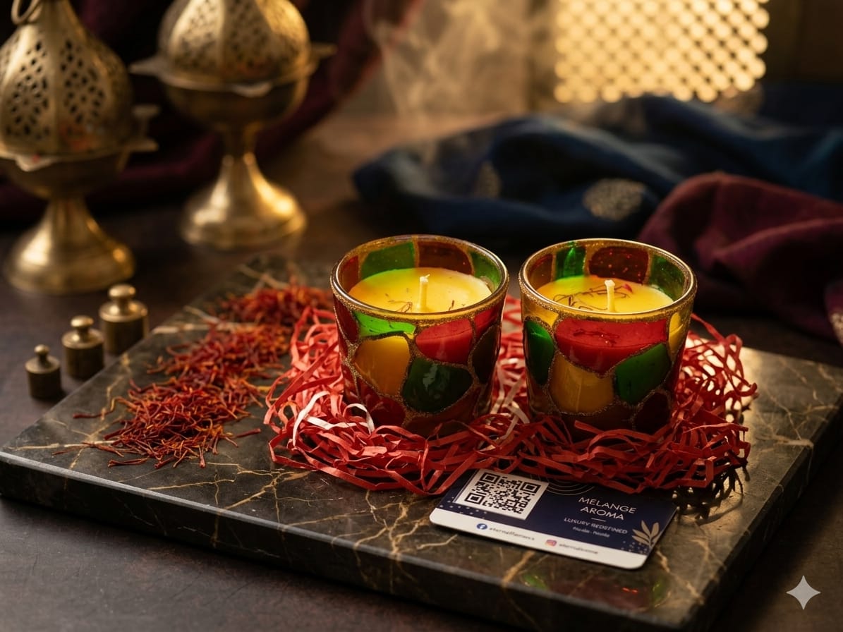 The Saffron Suite candle