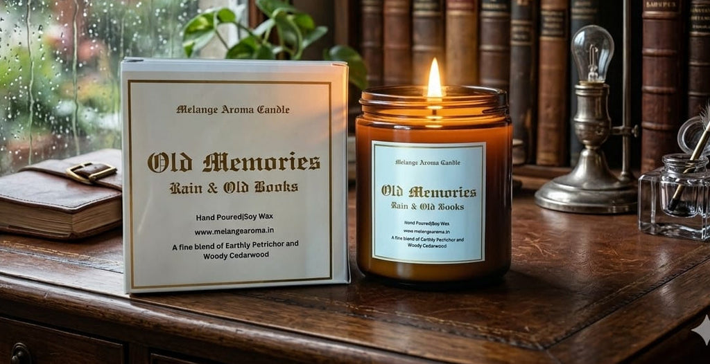 Old Memories Soy Candle | Petrichor & Cedarwood Nostalgia Candle