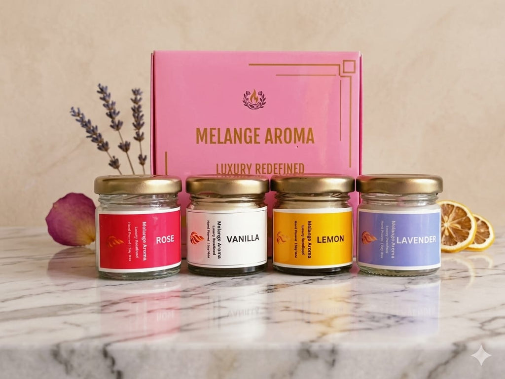 The Daily Rhythm-Set of 4 mini candles