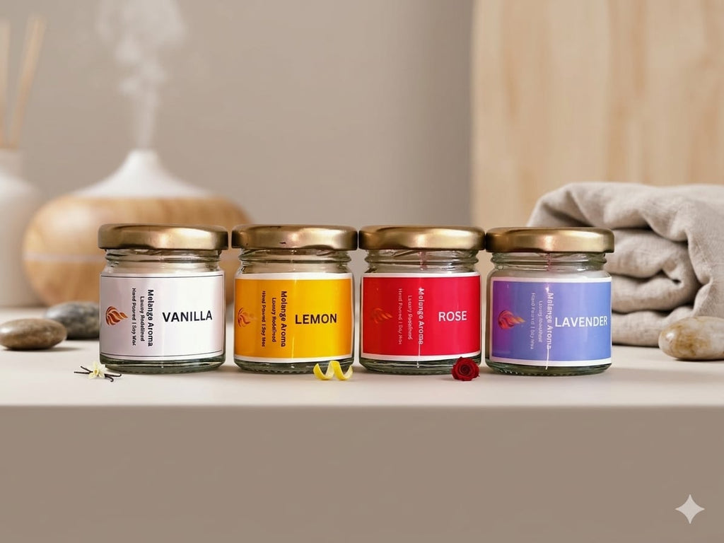 The Daily Rhythm-Set of 4 mini candles