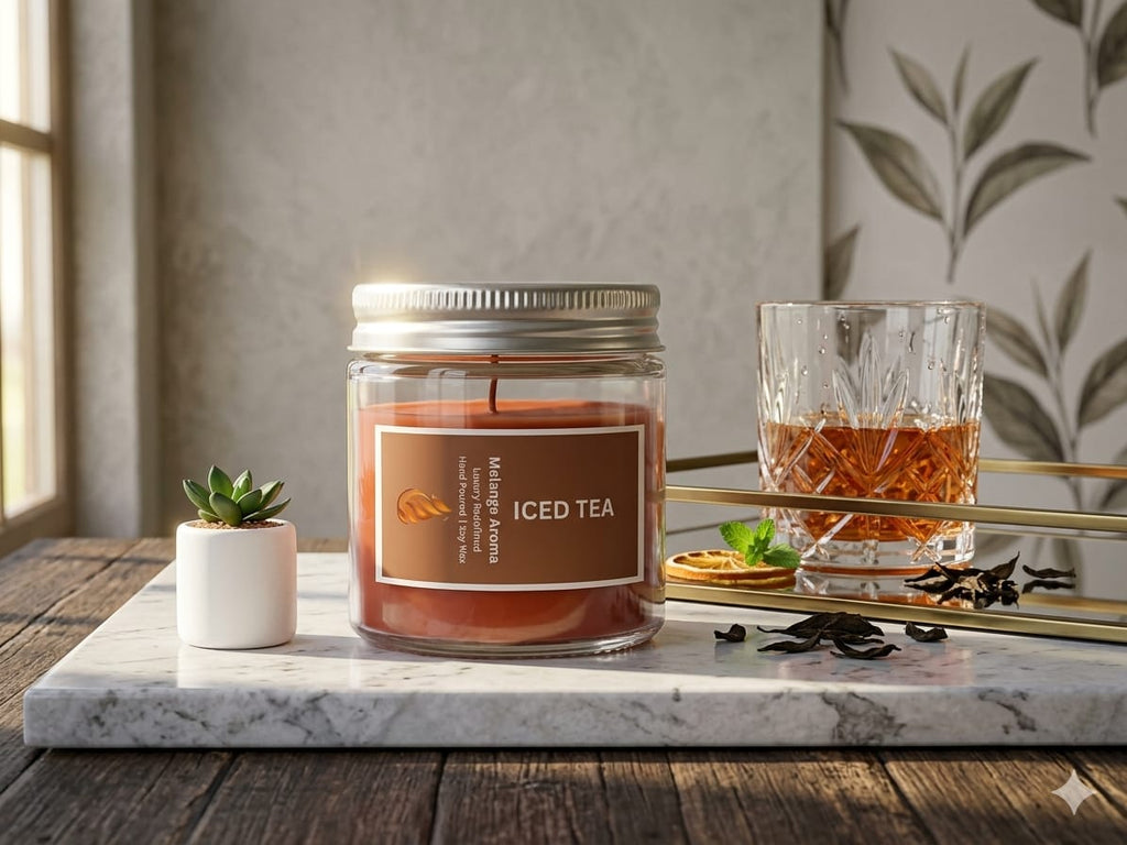 Iced Tea Symphony Premium Soy Wax Candle | Melange Aroma