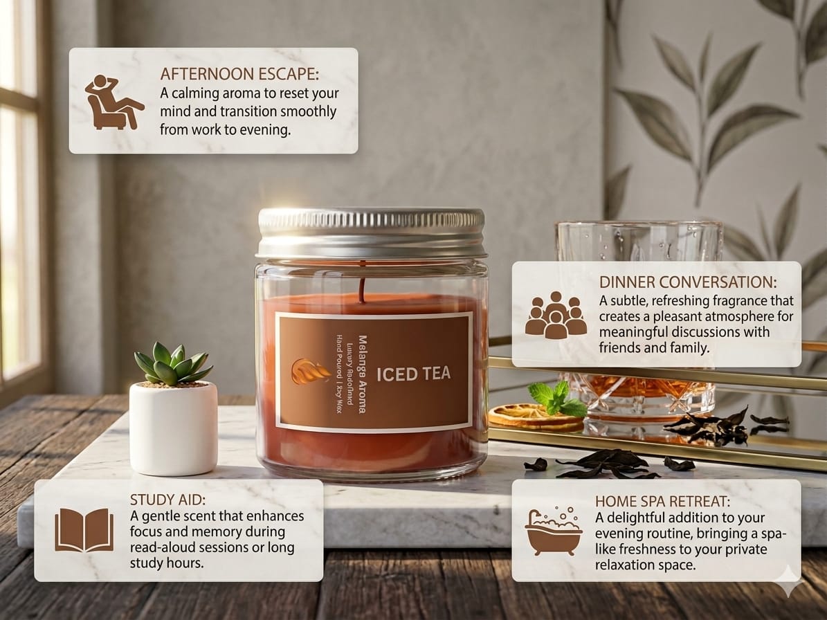 Freshness Bundle Soy Candle Trio - Peppermint, Iced Tea & Camphor.