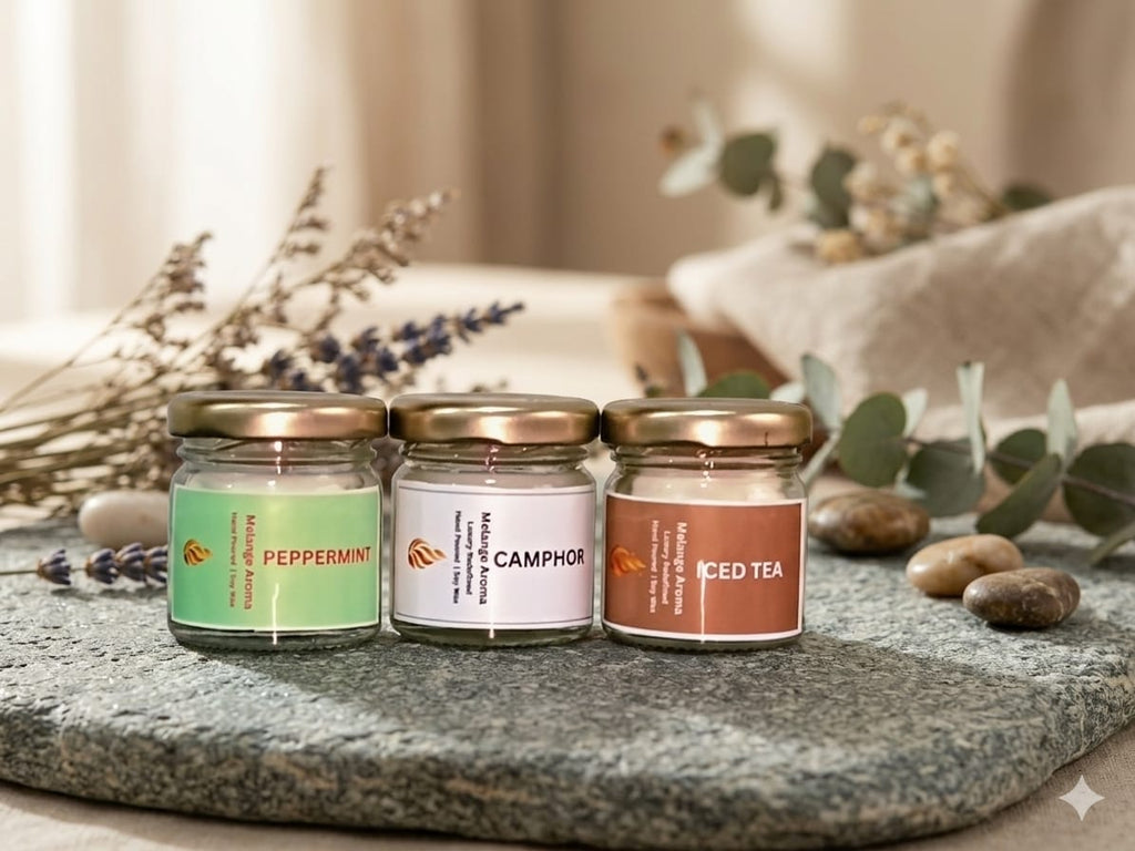 Sample Candle - Peppermint, Camphor and Iced-Tea