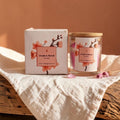 Peach Jasmine Scented Candle | Fresh & Floral Soy Candle