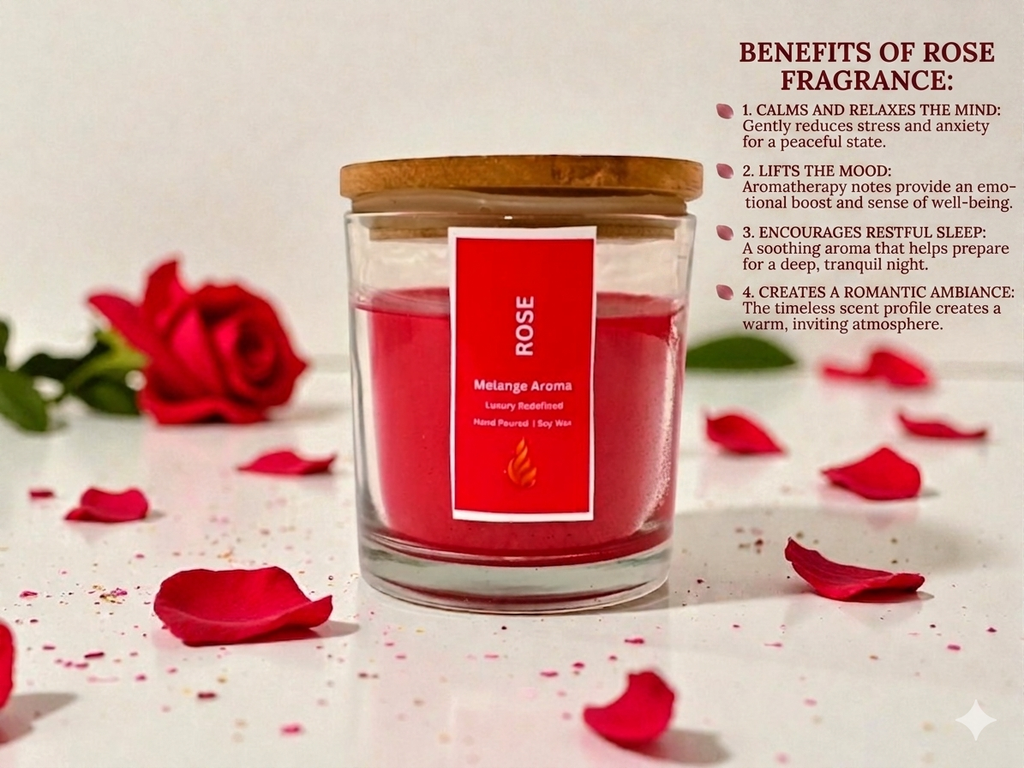 Royal Garden Rose candle