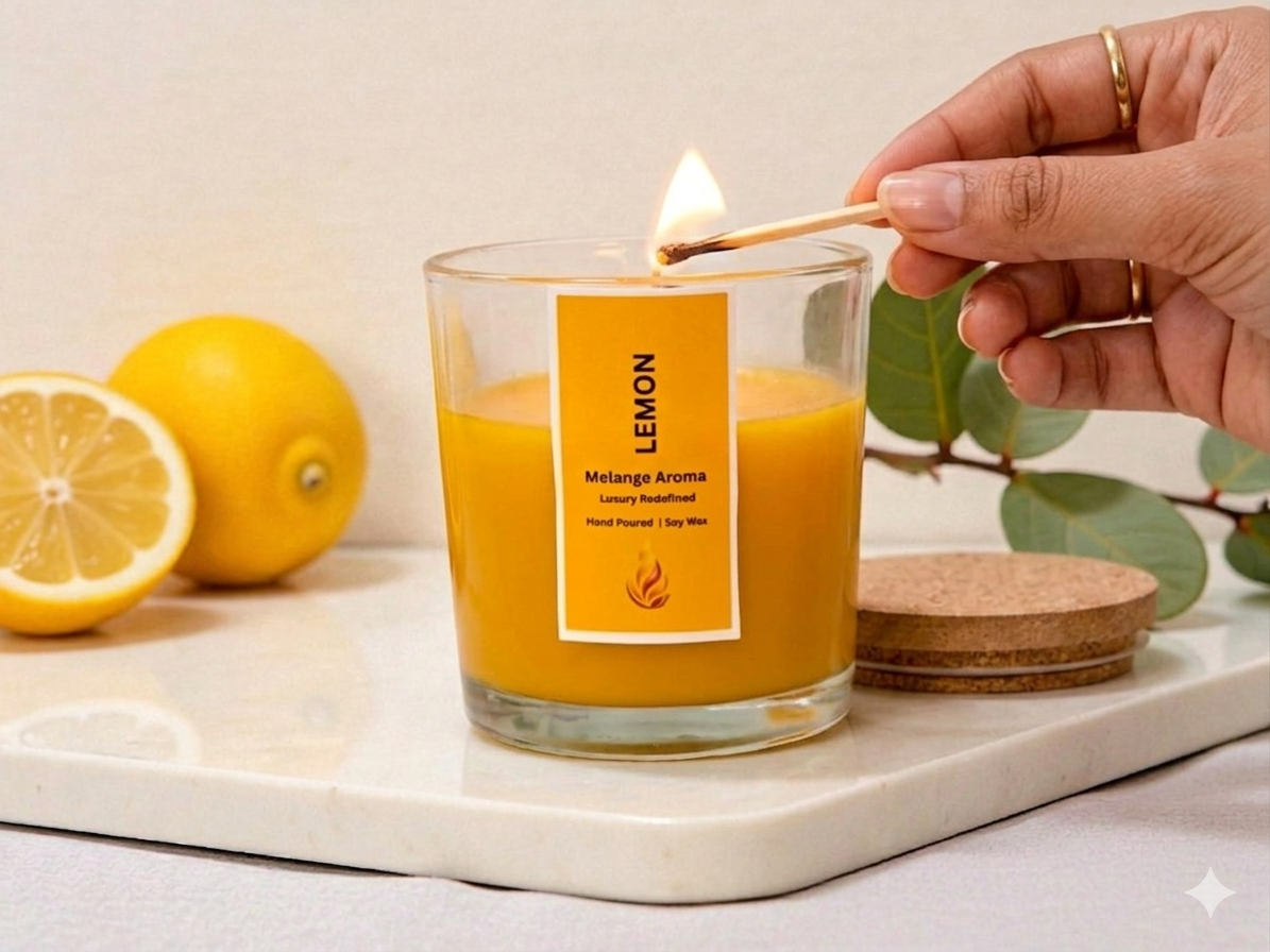 Morning Glow Lemon candle